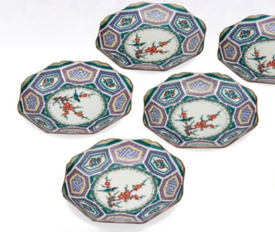 #5 Assorted Plates /Ko Kutani Style (K8-106)