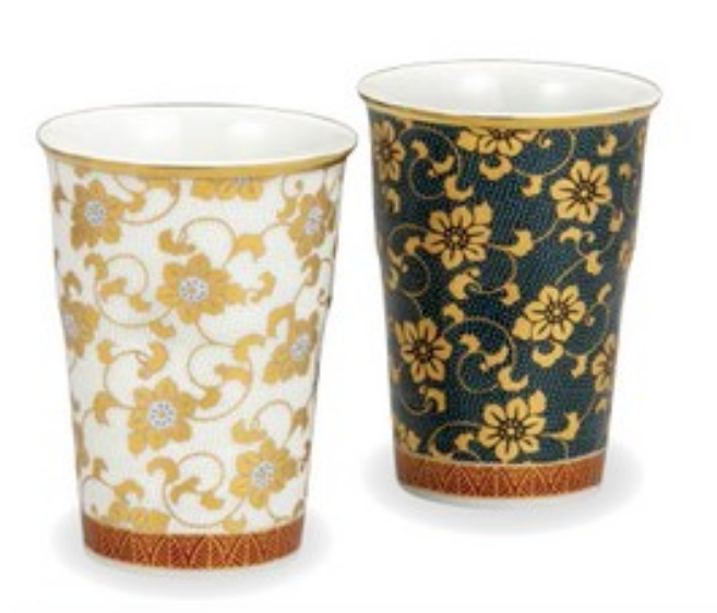 Pair Free Cup Clematis Aochibu/Shirochibu (K8-1094)