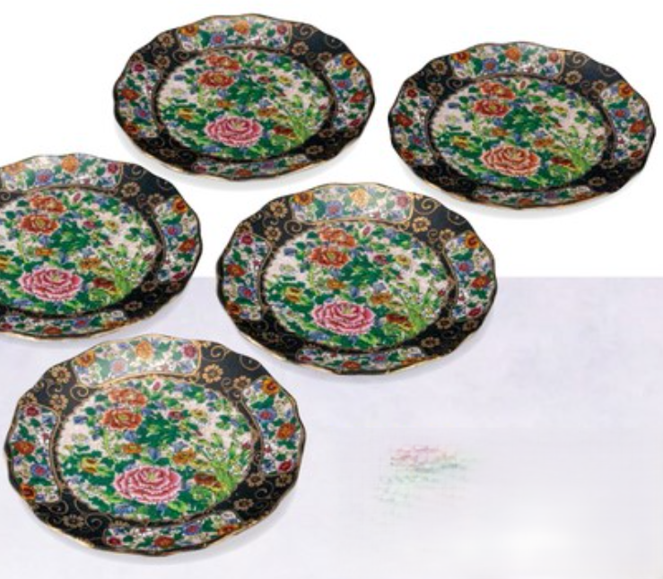 #6 Assorted Plates /Nishiki-e  (K8-112)