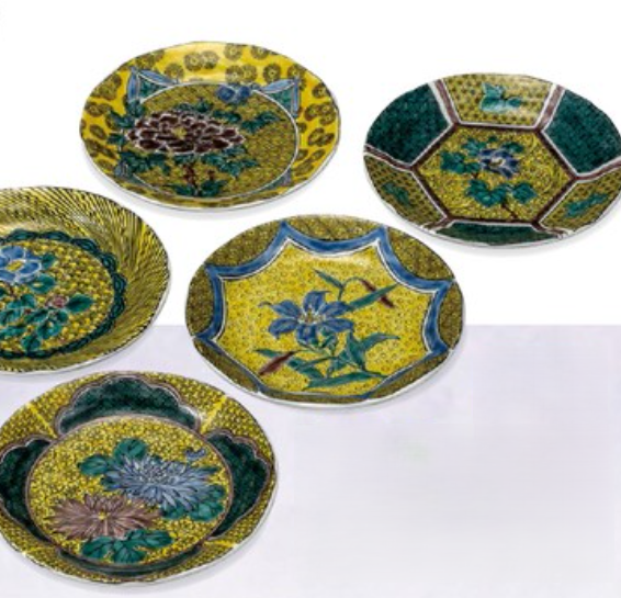 #5.2 Assorted Plates /Yoshidaya multiple pictorial pattern (K8-121)