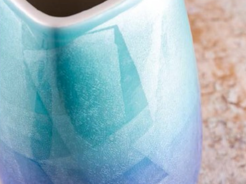 #9 Vase Silver Double Color (K8-1310)