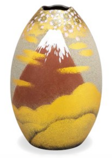 #9 Vase SAKURA FUJI with Golden Clouds (K8-1313)