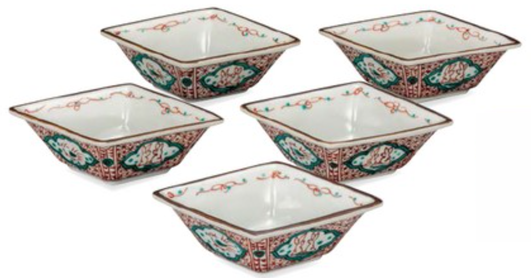 #5 Assorted small bowls/Aka-e Madori (KB-232)