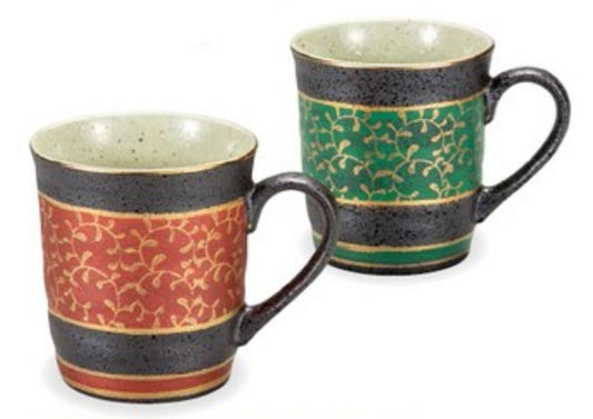 Pair Mug, Gold Arabesque (K8-910)