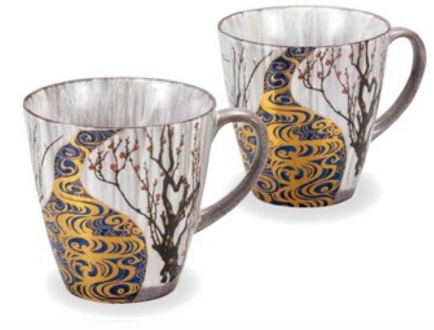 Pair Mug, Korin Plum (K8-914)