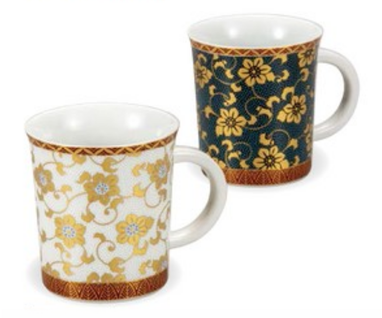 Pair Mug, Combi of Clematis (K8-975)