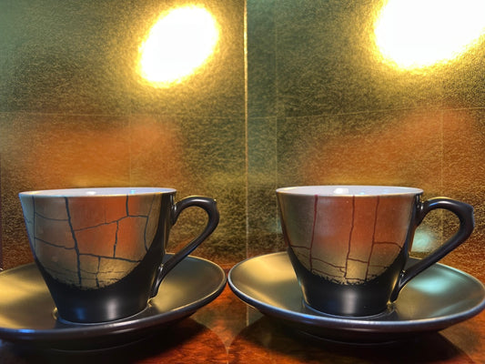Pair Coffee, Gold Foil Color (K8-1007)